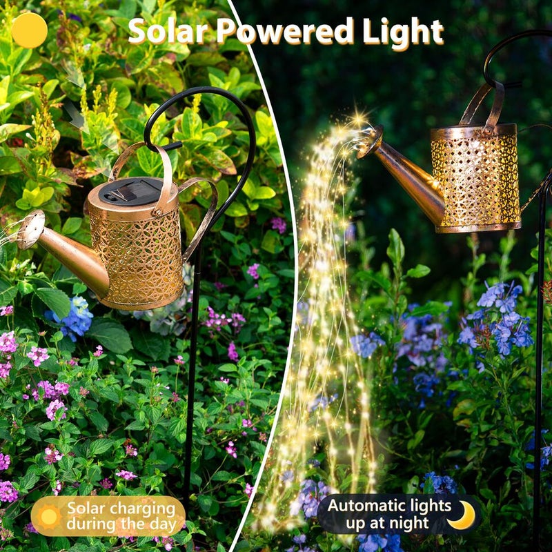 Hot Sale Iron Solar Watering Can Light Waterproof Outdoor Garden Lawn Landscape Stake Decor - Image 3