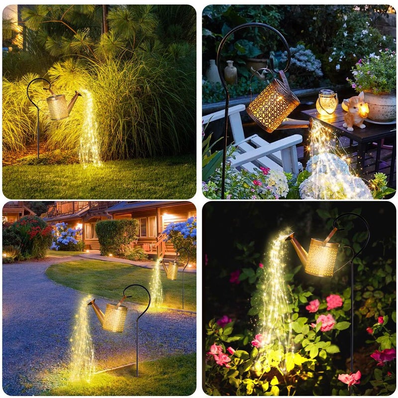 Hot Sale Iron Solar Watering Can Light Waterproof Outdoor Garden Lawn Landscape Stake Decor - Image 4