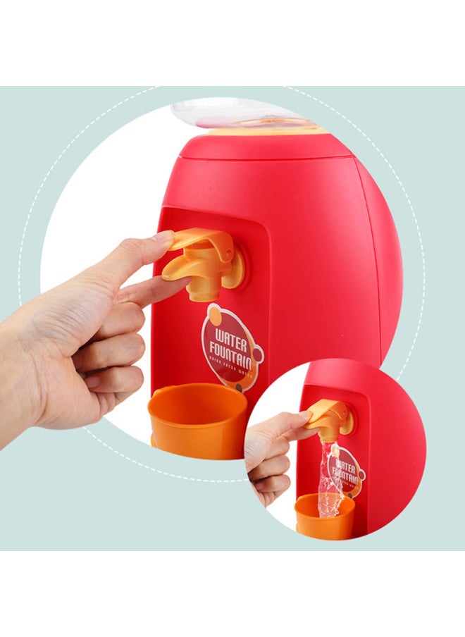 Children's Kitchen Simulation Mini Fun Water Dispenser Educational Parent-child Interaction Play House Small Household Appliances Toys Suit-Color:WY392-1 [red Water Dispenser]]  - Image 4