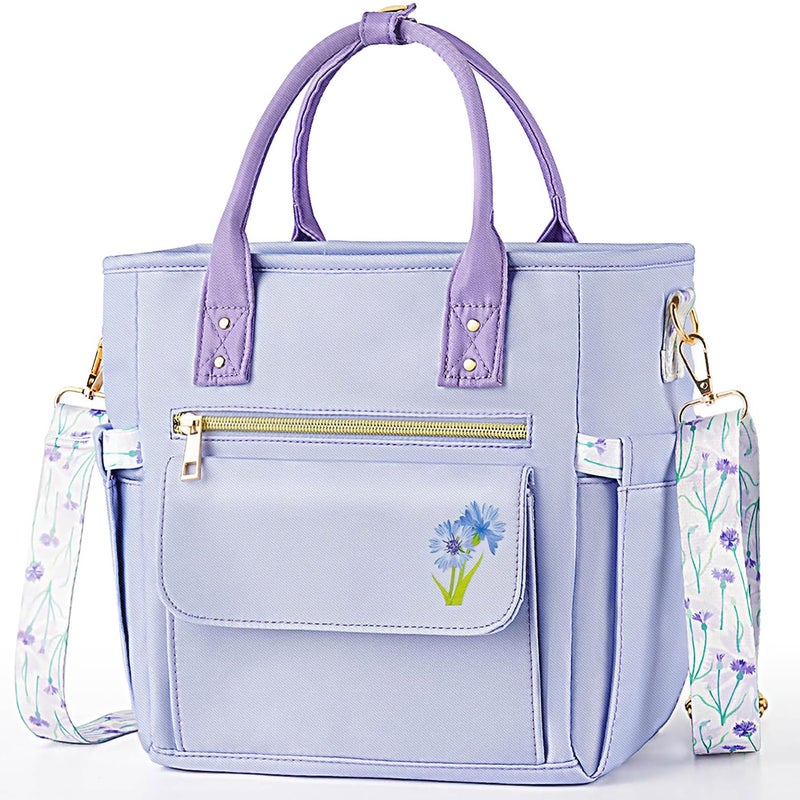 GLORIEROO Deluxe Insulated Lunch Box Bag Women - Leakproof Waterproof Cooler with Multi Pockets Removable Strap for Work Picnic - Teacher Mothers Day Christmas Birthday Gifts - Image 1