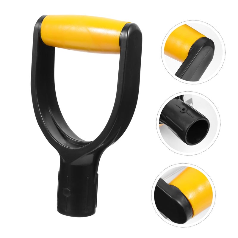 D Shaped Plastic Shovel Handle Durable Lightweight Grip for Digging Raking Gardening and Snow Removal - Image 4