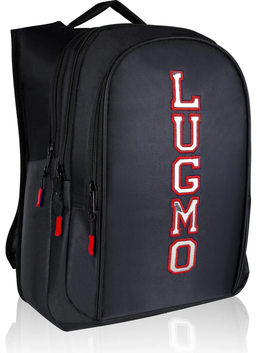 Lugmo Bag Middle School High School Student Backpack Red