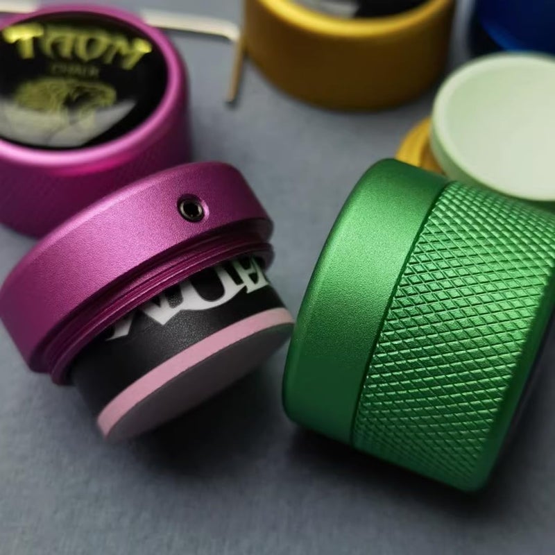 Yeuek Taom Pool Chalk Holder Round Shaped Practical Tool Billiards Accessories Magnetic Mini Chalk Tip Case Container Round Box Billiards - Image 3