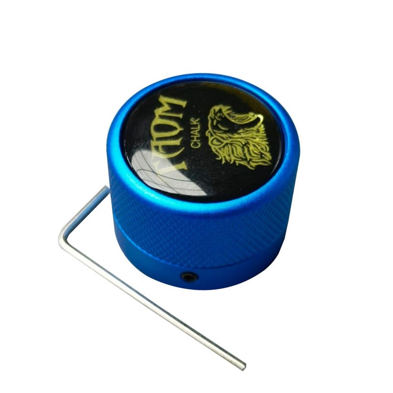 Yeuek Taom Pool Chalk Holder Round Shaped Practical Tool Billiards Accessories Magnetic Mini Chalk Tip Case Container Round Box Billiards - Image 1