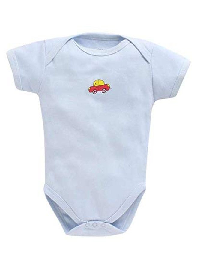 EIO طقم ملابس أطفال حديثي الولادة من إي أو آي أو®، مكون من 3 قطع (3-6 أشهر، أزرق) - Image 2