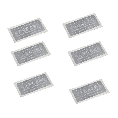 LZLRUN 6Pcs Infrared Sensing Silver Stickers for LED Projector Car Door Step Courtesy Welcome Led Lights (Silver infrade Sensor Stickers) - Image 1