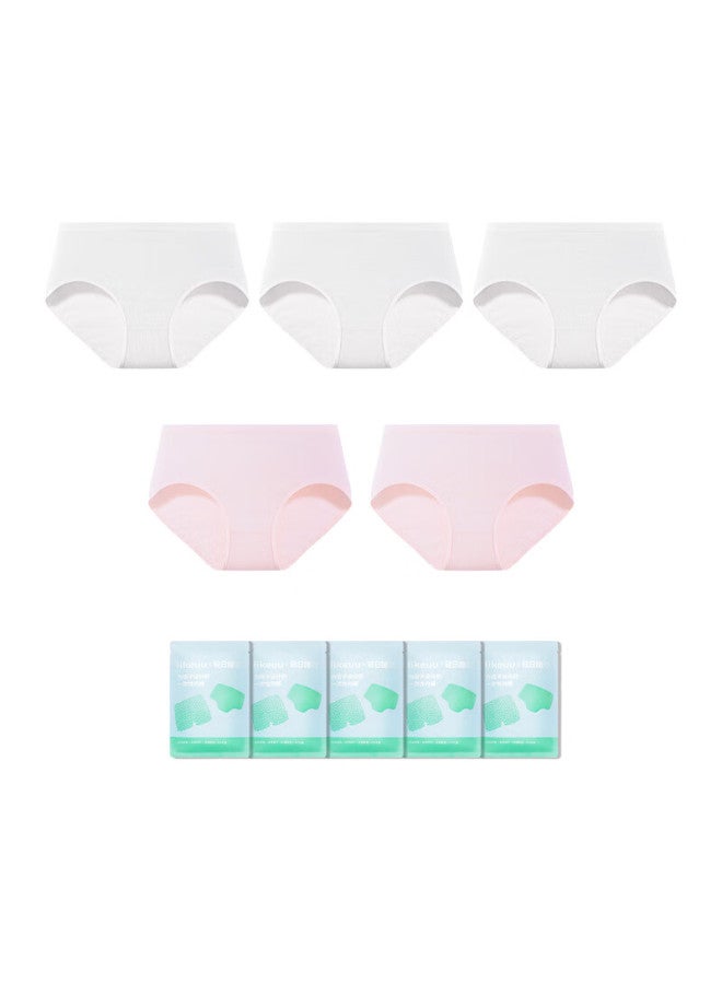 Like Uu Children's Disposable Cotton Underwear Boys And Girls Triangle Flat Angle Pants Portable Daily Throw 7a Antibacterial - Image 5