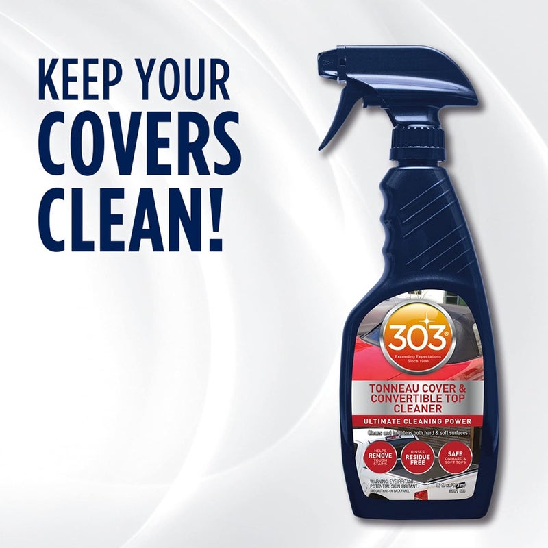 303 Products 30571CSR Tonneau Cover and Convertible Top Cleaner - Vinyl and Fabric Top Cleaner - Ultimate Cleaning Power - Helps Remove Tough Stains - Rinses Residue Free - 16 fl. oz. Packaging May - Image 4