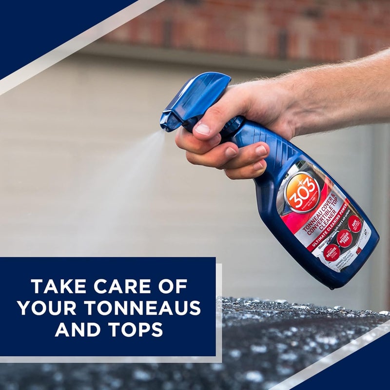 303 Products 30571CSR Tonneau Cover and Convertible Top Cleaner - Vinyl and Fabric Top Cleaner - Ultimate Cleaning Power - Helps Remove Tough Stains - Rinses Residue Free - 16 fl. oz. Packaging May - Image 3