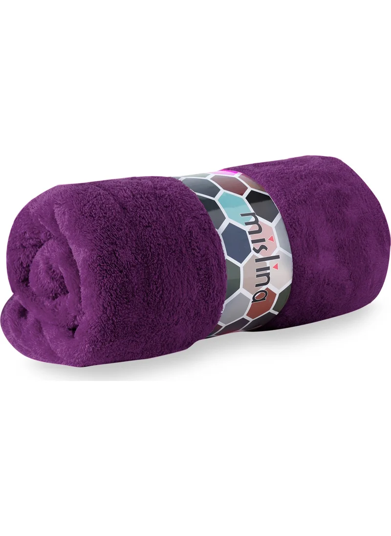 ميسلينا Single Wellsoft Blanket - Purple 150X200