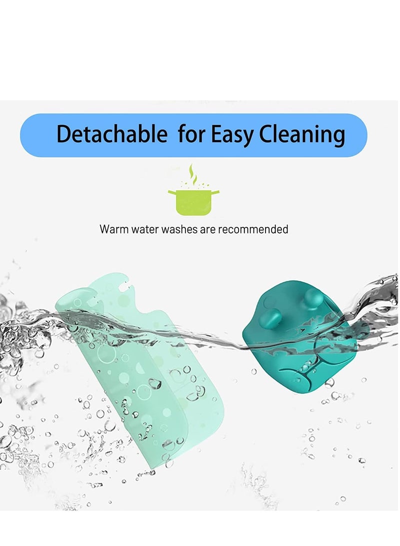 SYOSI Child Handwashing Extender, Kids' Sink Extender, Faucet Extender, Kid-Friendly Sink Attachment, Childproof Faucet Extender, Children's Handwashing Assistant, Safe Water Flow for Toddlers 2 Pack  - Image 2