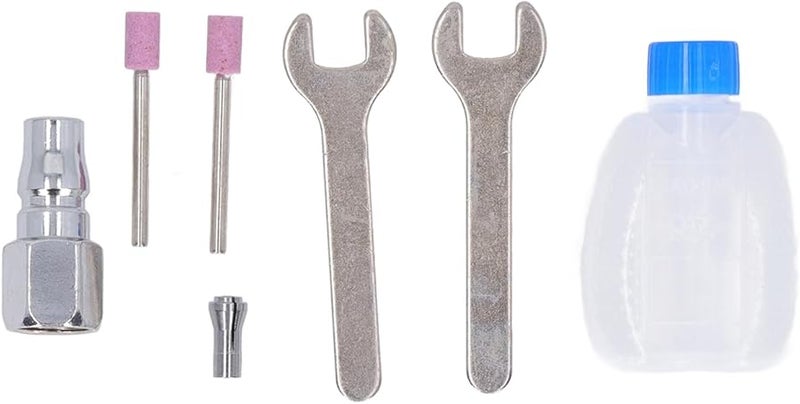 KP 6102 مجموعة مطحنة هواء ألومنيوم 65000 دورة في الدقيقة للنقش والتلميع والحفر - Image 3