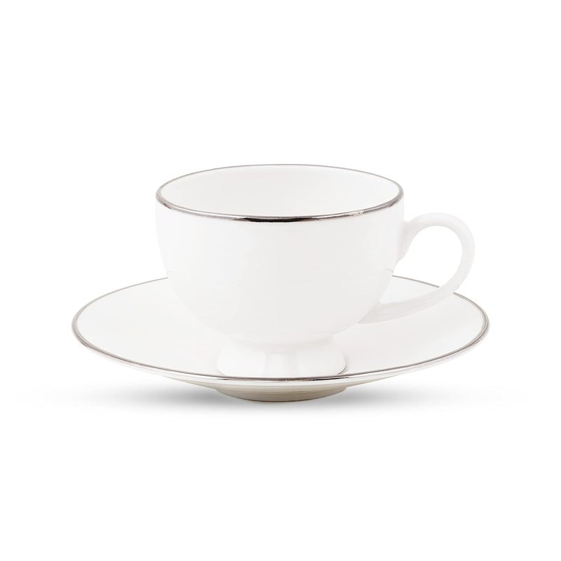 Dandy lines England by DATA Dandy Lines Yana Platinum Cups Saucers 50027 Pack of 12 - Image 4
