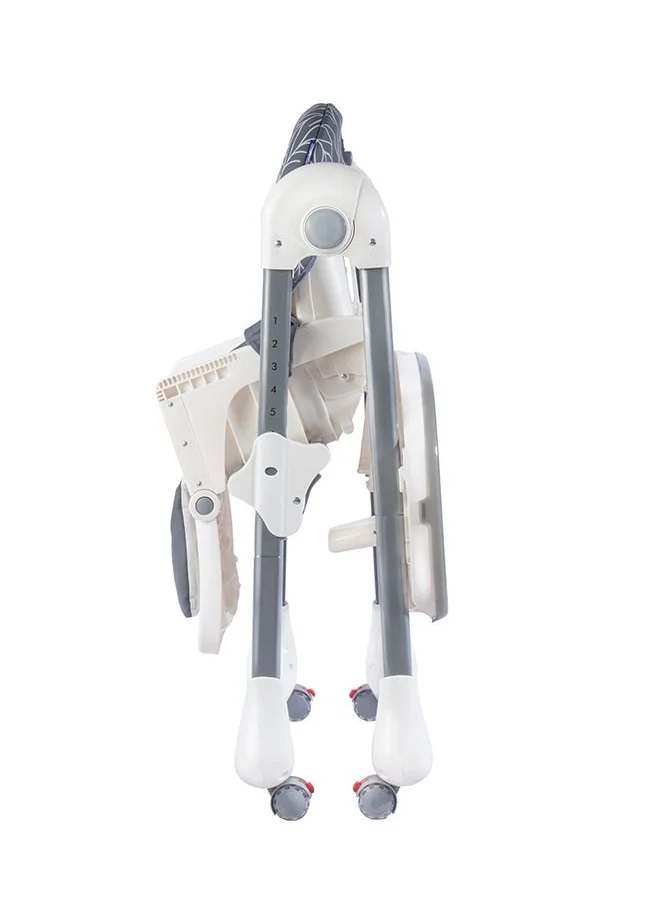 جيكل Tron Highchair with Adjustable Height And Tray, Upto 3 Years  - Cool Grey