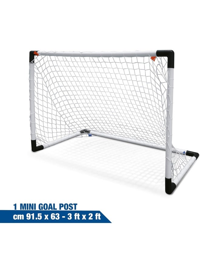 موندو هدف كرة القدم المصغر من موندُو 91.5 × 63 سم مع كرة صغيرة – مجموعة كرة قدم محمولة معتمدة من FIFA للأطفال للعب داخل وخارج المنزل - Image 3