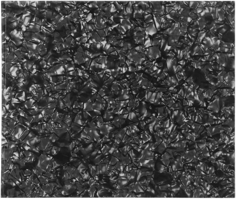 FLEOR 20x17cm Acoustic Pickguard Blank Material Self Adhesive Guitar Pick Guard Scratch Plate Sheet, Black Pearl - Image 1