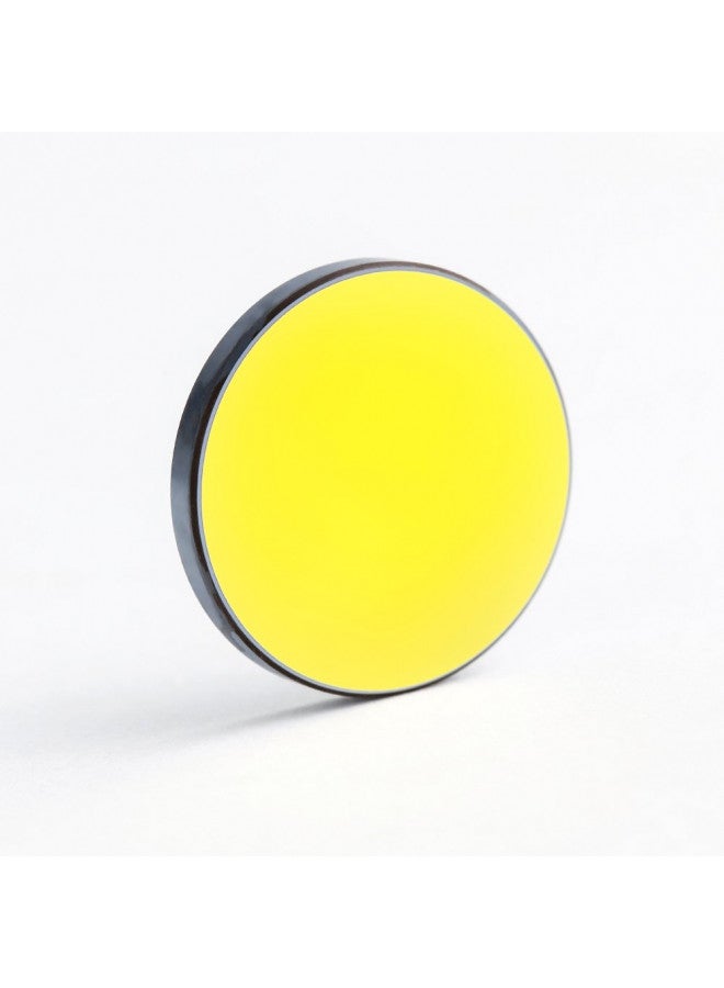 Cloudray عدسة مرآة ليزر كلاودراي Si عاكسة عدسة ليزر CO2 مرآة مطلية بالذهب 25 مم مرآة ليزر CO2 لآلة النقش والقطع بالليزر CO2، قطر 25 مم 3 قطع - Image 2