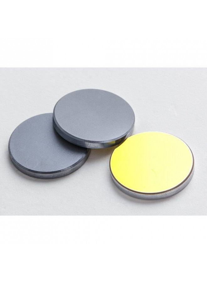 Cloudray عدسة مرآة ليزر كلاودراي Si عاكسة عدسة ليزر CO2 مرآة مطلية بالذهب 25 مم مرآة ليزر CO2 لآلة النقش والقطع بالليزر CO2، قطر 25 مم 3 قطع - Image 1