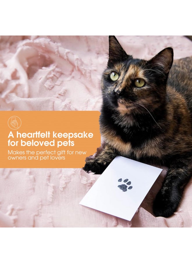 pearhead Pearhead Small Pet Paw Print Clean-Touch Ink Pad and Imprint Cards, for Small Sized Cats or Dogs, Pet Owner Gifts, DIY Keepsake Pawprint Maker, Black  - Image 5