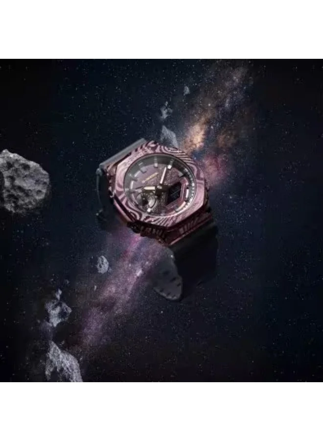 جي شوك ساعة رجالي جي إم-2100إم دبليو جي-1إيه دي آر تناظرية رقمية بحجم 44.4 ملم