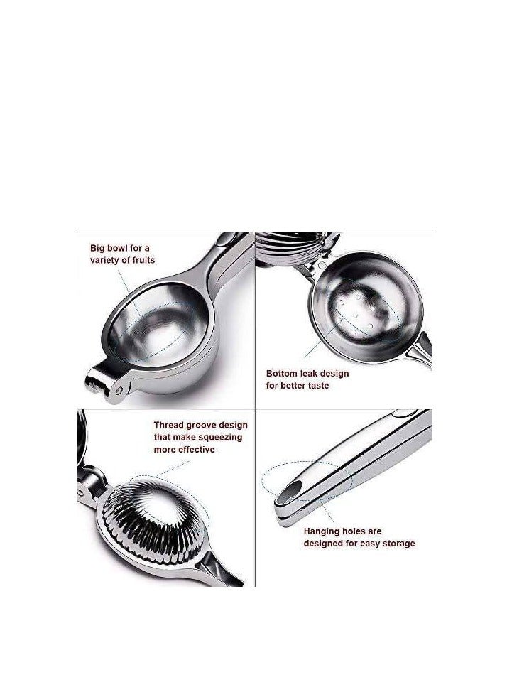 Heavy-Duty Stainless Steel Lemon Squeezer – Premium Quality for Perfect Juicing X  - Image 4