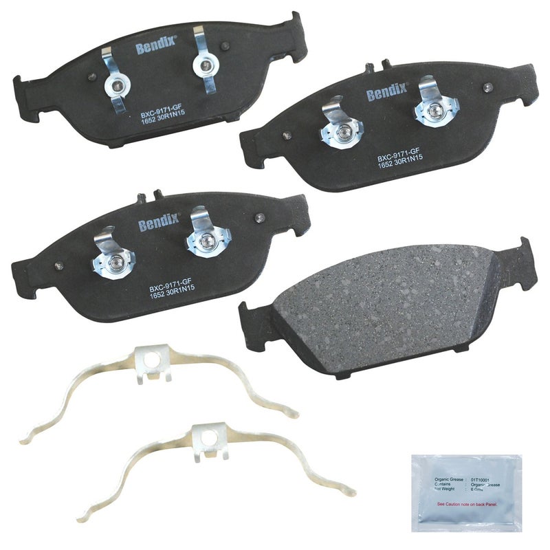 Bendix Priority1 CFC1652 Ceramic Front Brake Pads for Mercedes-Benz E550 2014-2012 - Image 2