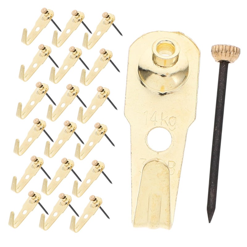 30 Sets German Hooks Copper Tips Heavy Duty Wall Hooks For Frames Dresses Artwork Easy Wall Mount Installation - Image 2