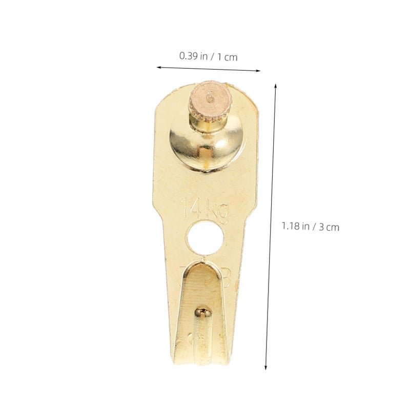 30 Sets German Hooks Copper Tips Heavy Duty Wall Hooks For Frames Dresses Artwork Easy Wall Mount Installation - Image 3