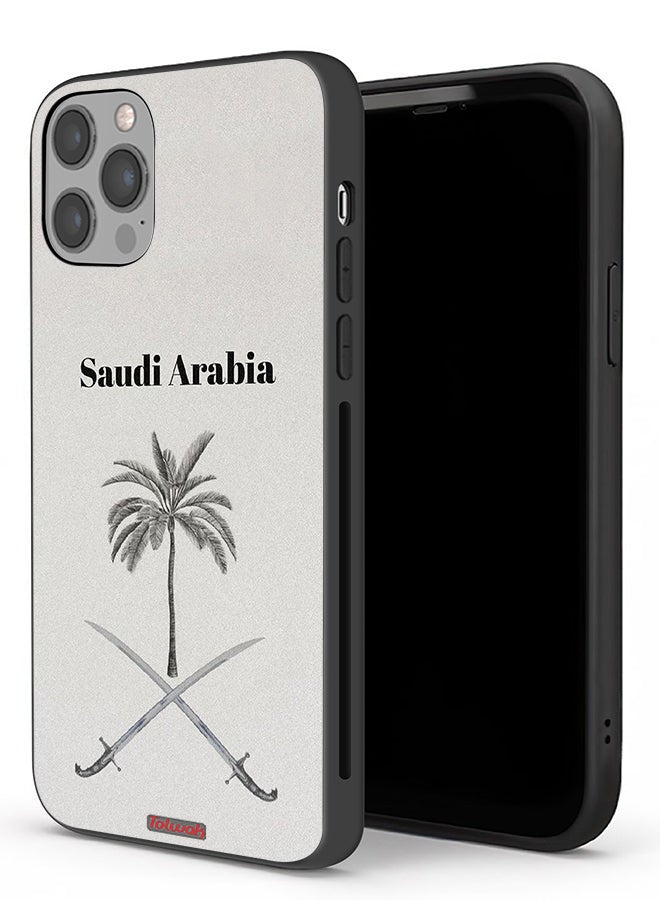 Tolwak Apple iPhone 12 Pro Protective Case Kingdom Of Saudi Arabia Sign Art - Image 1