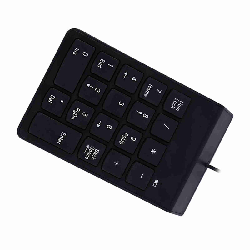 Mini USB Numeric Keypad 18 Keys Compact Spill Proof Ergonomic Tilt Design for Laptop PC - Image 5