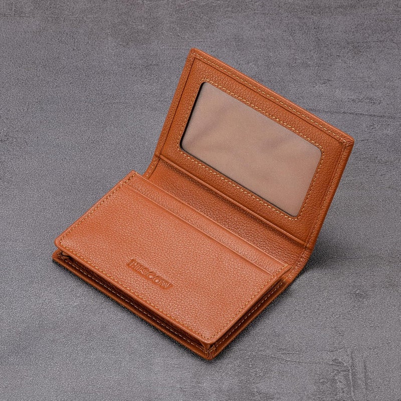 HISCOW Leather Business Card Case Holder for Men & Women, Italian Calfskin - Image 5