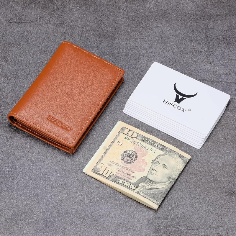 HISCOW Leather Business Card Case Holder for Men & Women, Italian Calfskin - Image 3