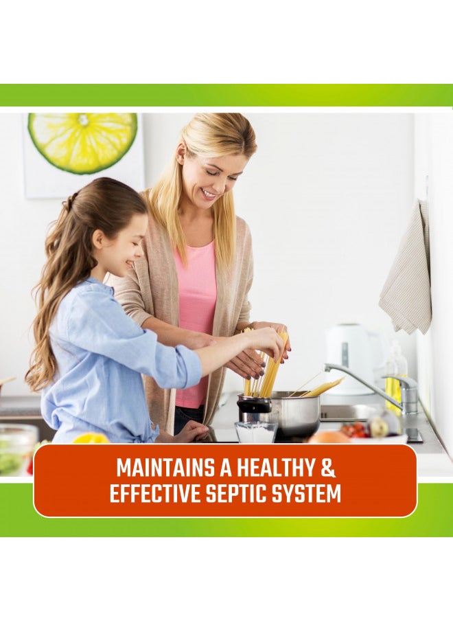 CLR CLR Healthy Septic System, Microbial Support Treatment, 14 Ounce Bottle  - Image 4
