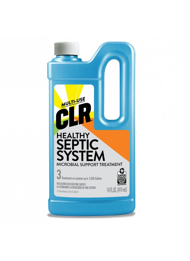 CLR CLR Healthy Septic System, Microbial Support Treatment, 14 Ounce Bottle  - Image 1