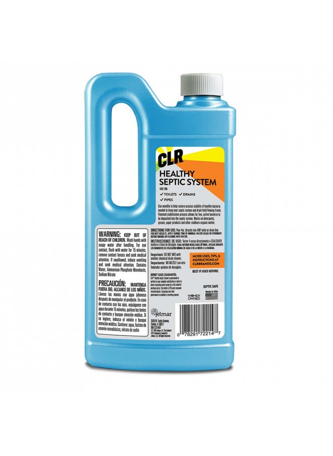 CLR CLR Healthy Septic System, Microbial Support Treatment, 14 Ounce Bottle  - Image 2