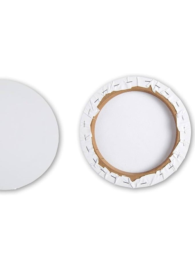 PARTNER لوحة قماش مشدودة 6 قطع قطر 15 سم سمك 280 جرام - Image 3