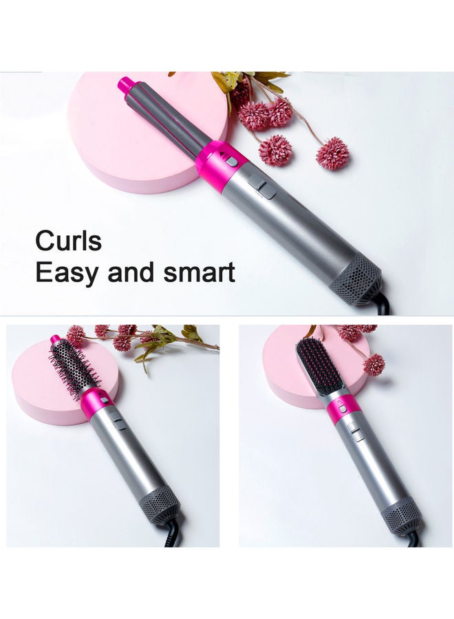Multifunctional Warm-Air Hair Dryer with 5 Blowing Comb Multicolour - Image 2