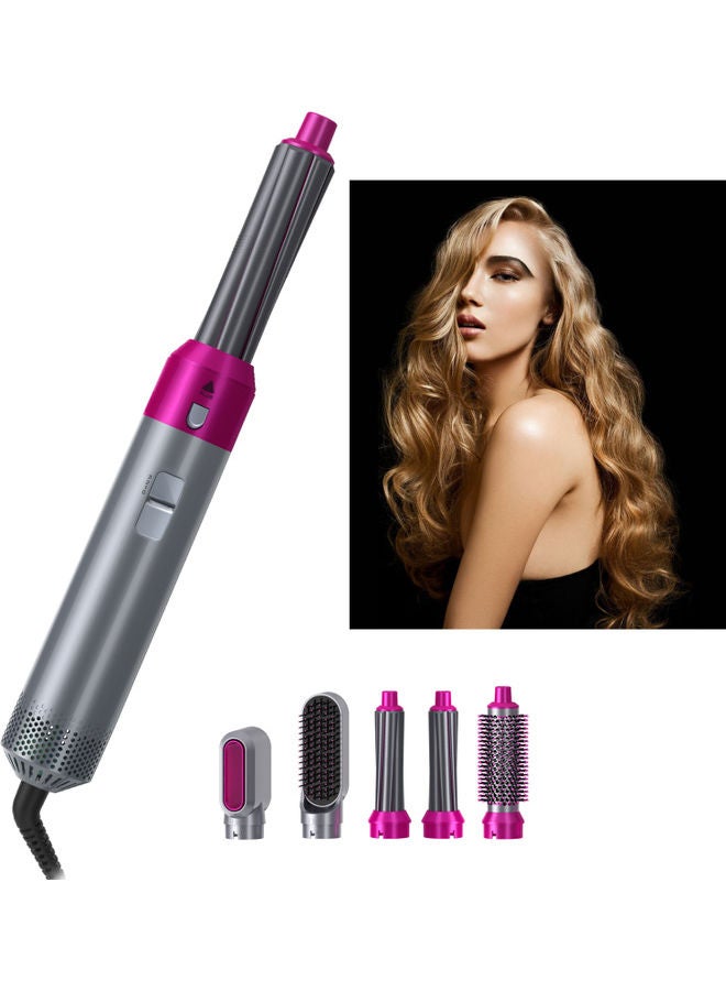 Multifunctional Warm-Air Hair Dryer with 5 Blowing Comb Multicolour - Image 4