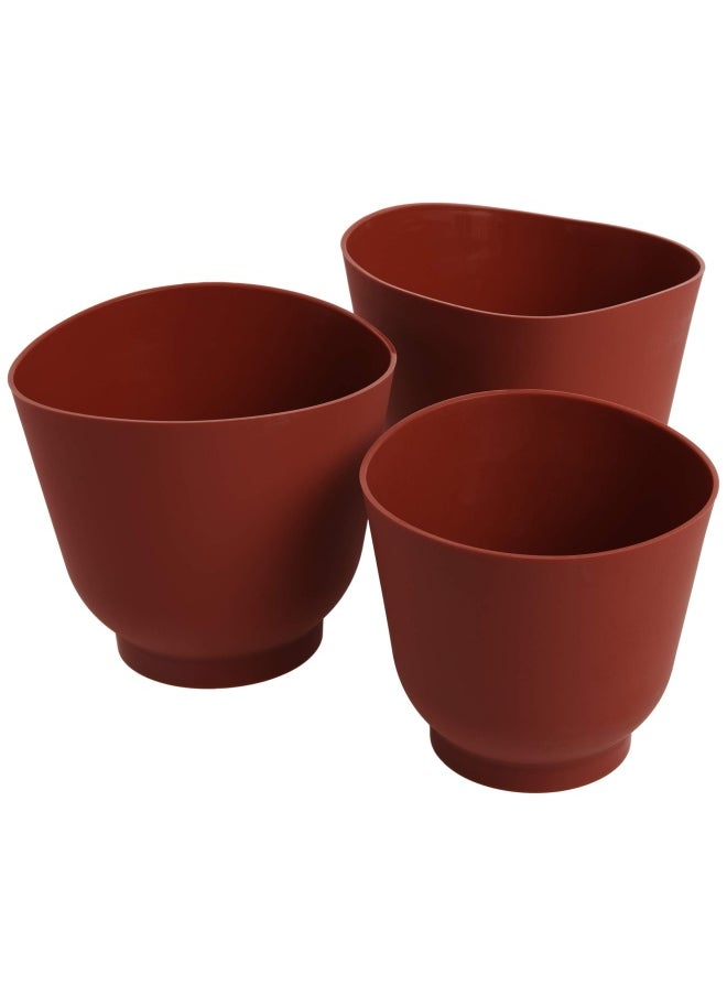 Norpro 3 Piece Silicone Bowl Set  Red  6.5 X 6.5 X 6.2 Inches  As Shown - pzsku/Z1F4D87B79418B98AA7C6Z/45/_/1720034878/56b4f032-9cd0-4d1d-9b8b-9fb8751be70c