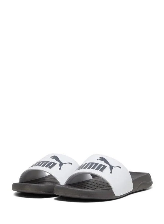 Puma PUMA White-Dark Coal Popcat 20 Bx Slids  | Best Price UAE