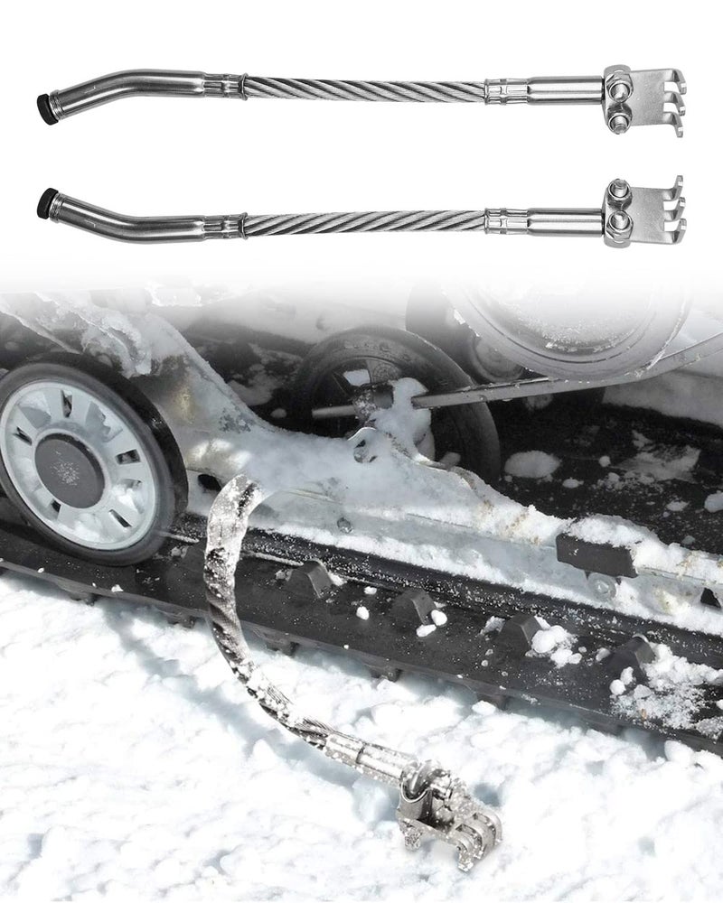 Nahntaipy ðð„ð– Snowmobile Ice Scratcher Kit Fit for Polaris/Arctic Cat/Ski-doo, Left and Right 2 Pack - Image 1
