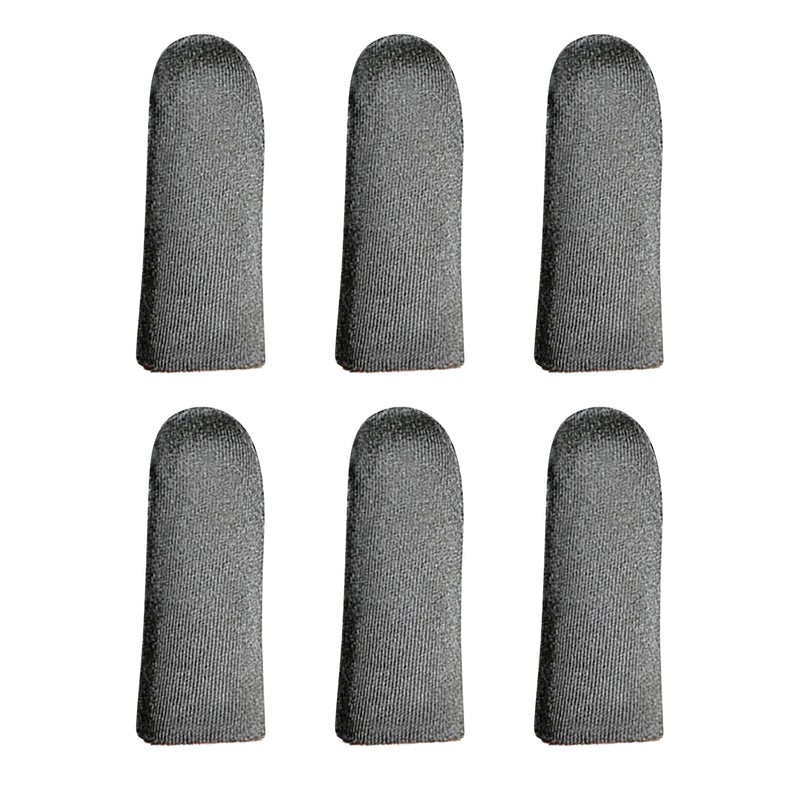 6 Pieces Gaming Finger Sleeve Touchscreen Thumb Sleeve Sensitive Sweat-proof Breathable Finger Sleeve for Gaming - Image 1