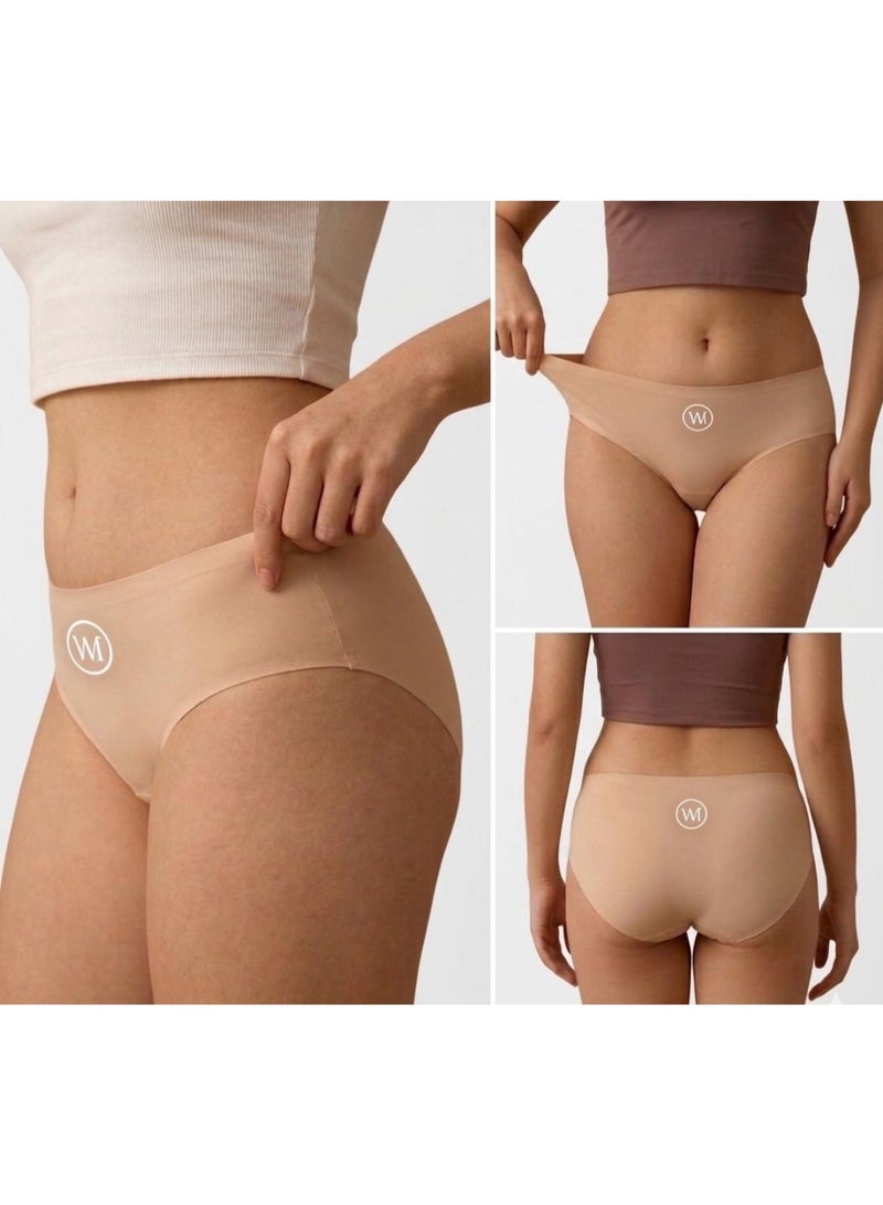 WearMe Seamless Panty 4 Pack Ultra Soft No Lines Daily Comfort - Image 3