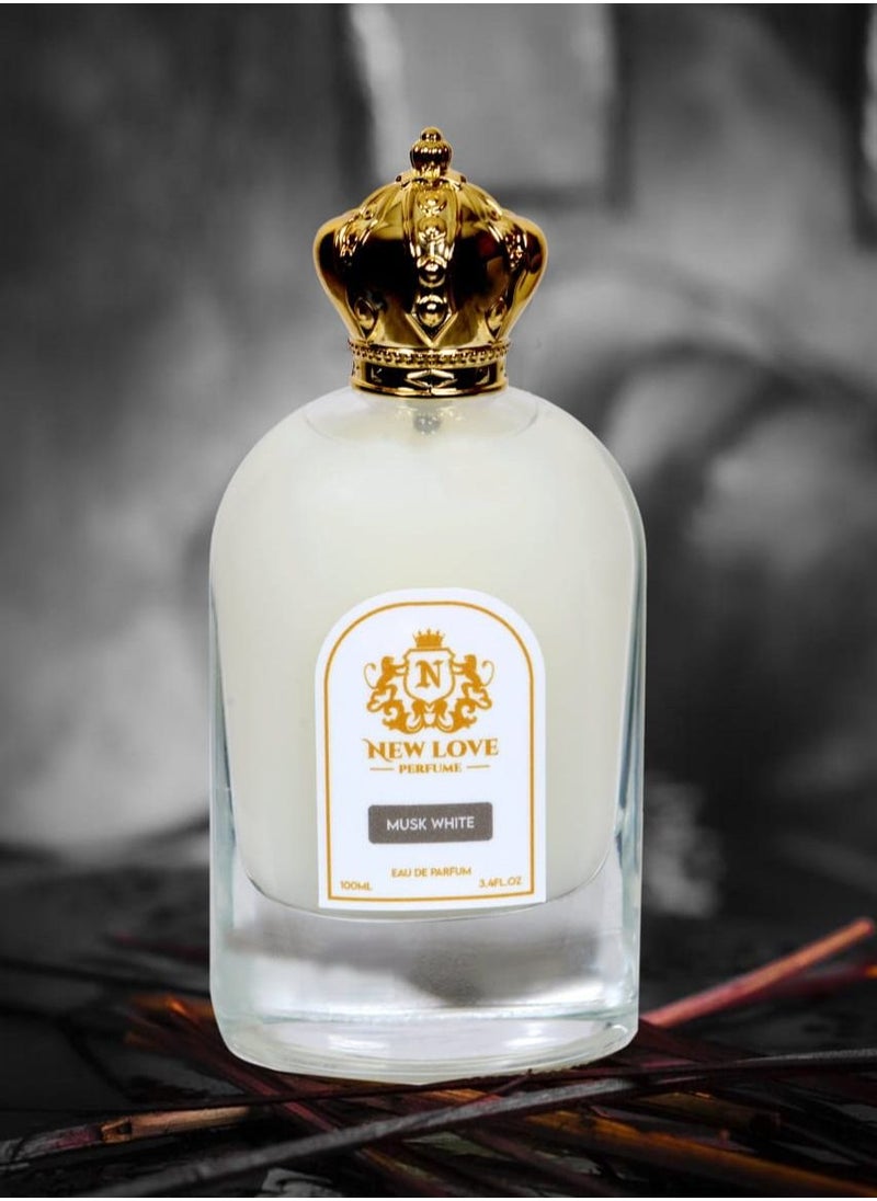 نيو لوف  عطر مسك ابيض او دي بارفيوم 100 مل  - Image 3