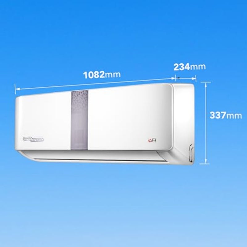 مكيف هواء سبليت 2 طن SGS245FE، ضاغط دوار T3، T1-23200 BTU، T3-20000 BTU، تأرجح في 4 اتجاهات، وضع السكون، إعادة التشغيل التلقائي، التنظيف الذاتي، R-410A موفر للطاقة، وظيفة الذاكرة، أبيض - Image 4