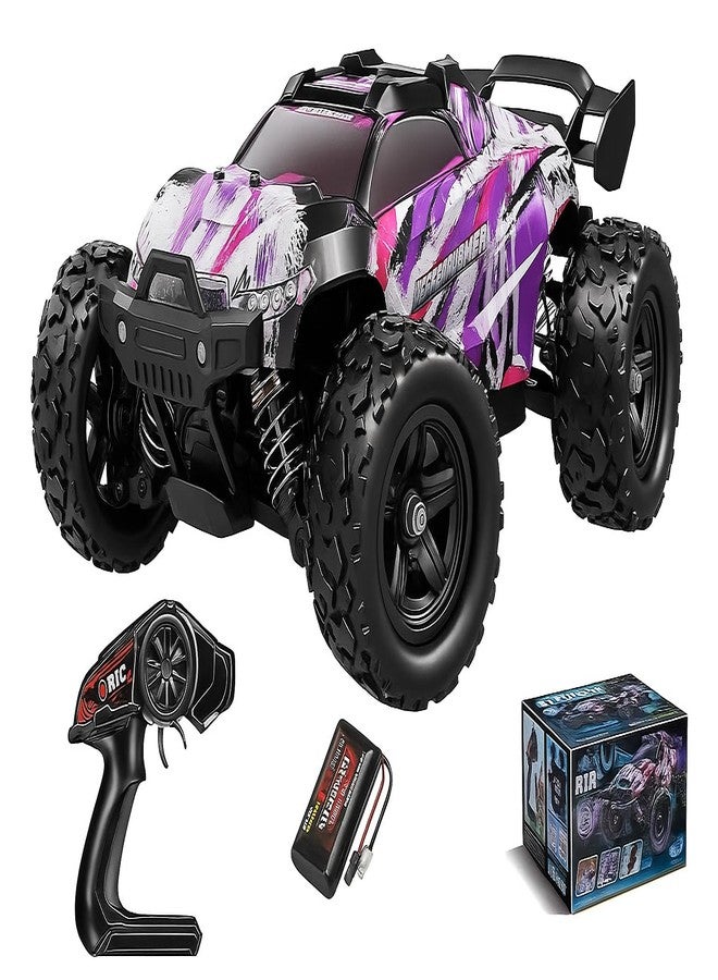 ROZADIO High-Speed Remote Control RC Car, 40+ KM/H 4WD Off-Road RC Truck, Includes Rechargeable 1200mAh Batteries, Aged 8-12. This Makes it an Excellent Gifts Option for Birthdays (Pack of 1) - Image 1