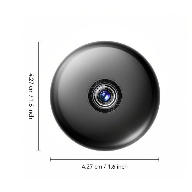 Black Wifi Smart Security Camera With Night Vision For Home Pet Vehicle - Image 3
