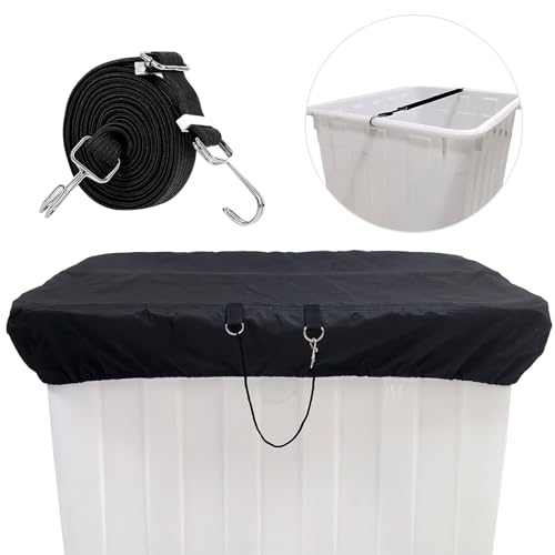 DSWCKNVK Bucket Truck Bucket Cover2450Suitable for Bucket TruckBucket Cover600D Waterproof Oxford ClothSunshade Rainproof General Dustproof 2450Black - Image 1