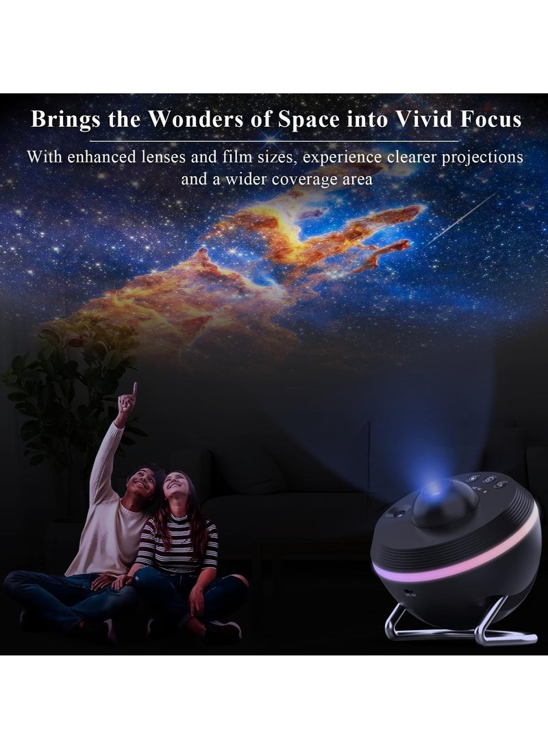 TIGER Star Projector, Premium Planetarium Galaxy Projector with 13 4K HD Films | Meteor Shower & 4 Color Effects | Adjustable Angle, Timer Function | Ideal for Kids, Adults, Bedroom Décor – Transform Your Space with Stunning Starry Skies  - Image 2