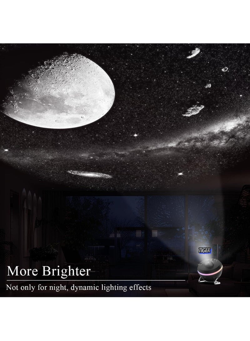 TIGER Star Projector, Premium Planetarium Galaxy Projector with 13 4K HD Films | Meteor Shower & 4 Color Effects | Adjustable Angle, Timer Function | Ideal for Kids, Adults, Bedroom Décor – Transform Your Space with Stunning Starry Skies  - Image 4